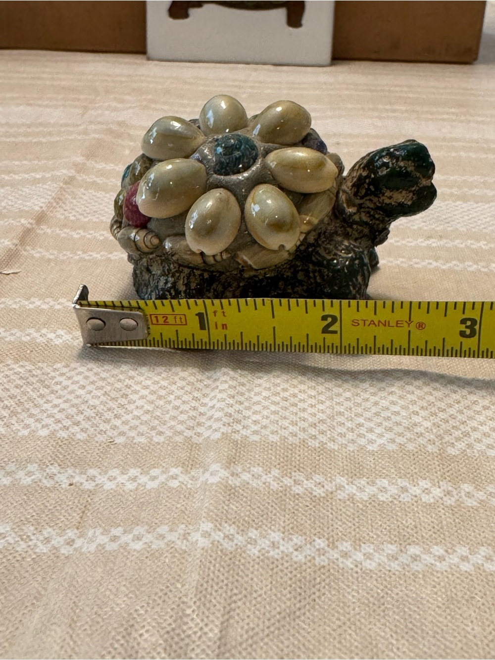 Colorful Shell-Topped Turtle Figurine - Multicolor - Picture 6 of 7